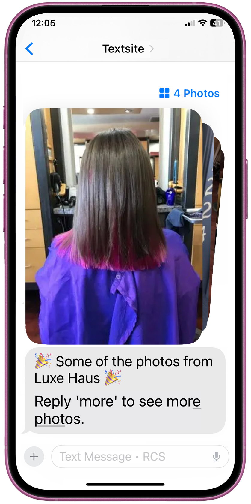 Textsite Appointment